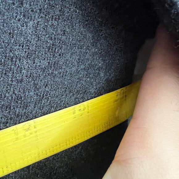 Gray Wool Sweater Collared Made in Italy Minimalist Classic Luxury Small - Picture 9 of 9